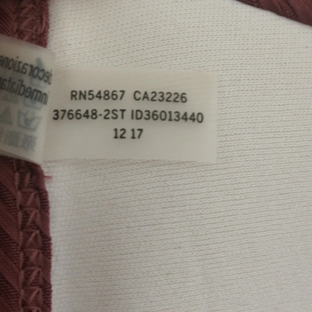 Pink Victoria's Secret Burgundy Ribbed Halter Triangle Bikini Top Size M Maroon